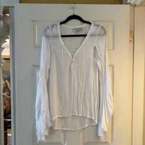 Stylestalker White Flowy Blouse